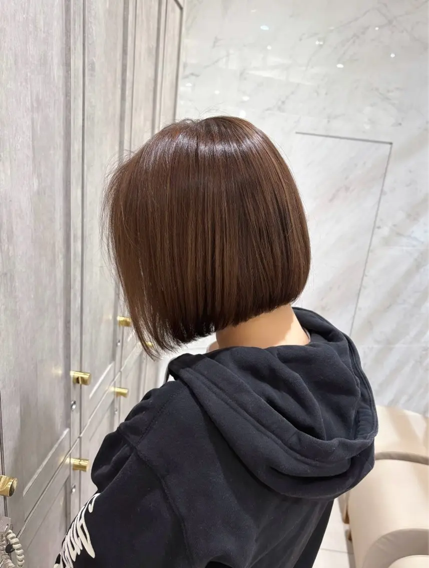 【お得🧸】カット+イルミナカラー+Aujua高保湿トリートメント+marbb(マイクロバブル)の写真