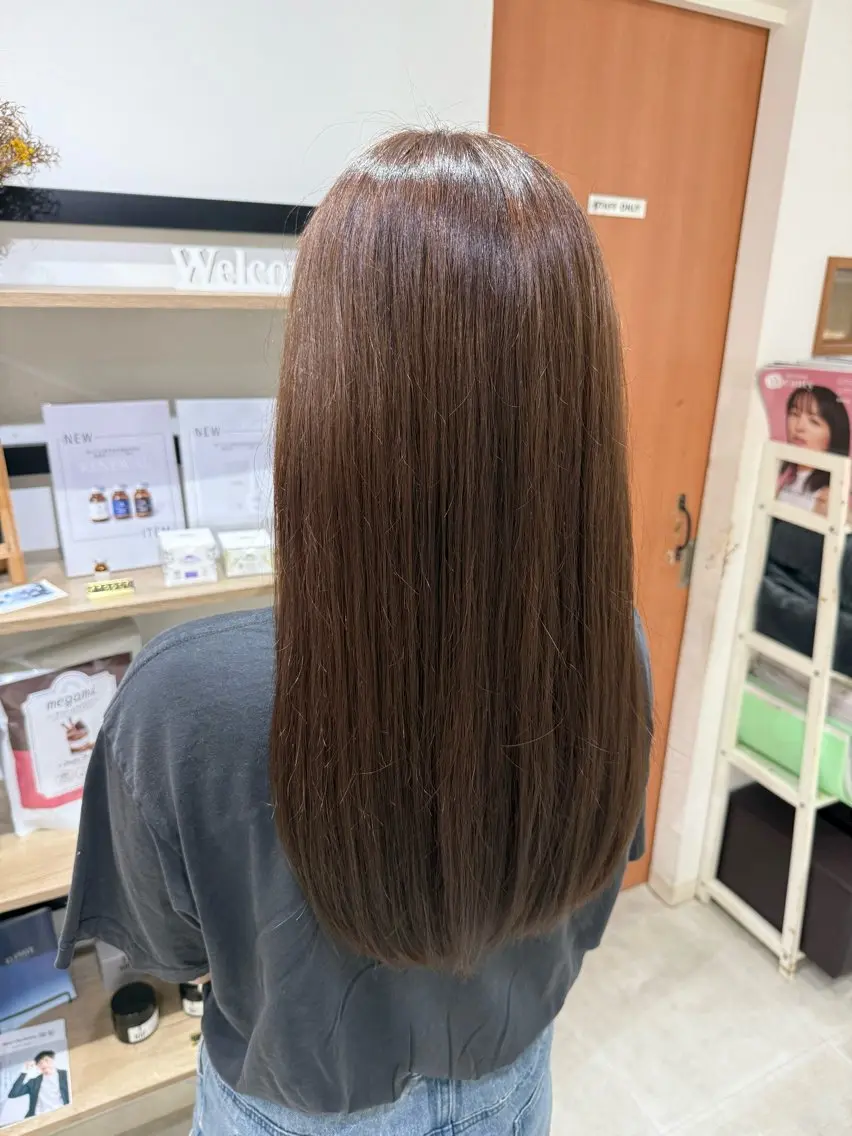 カラー 島 歩那のヘアスタイル
