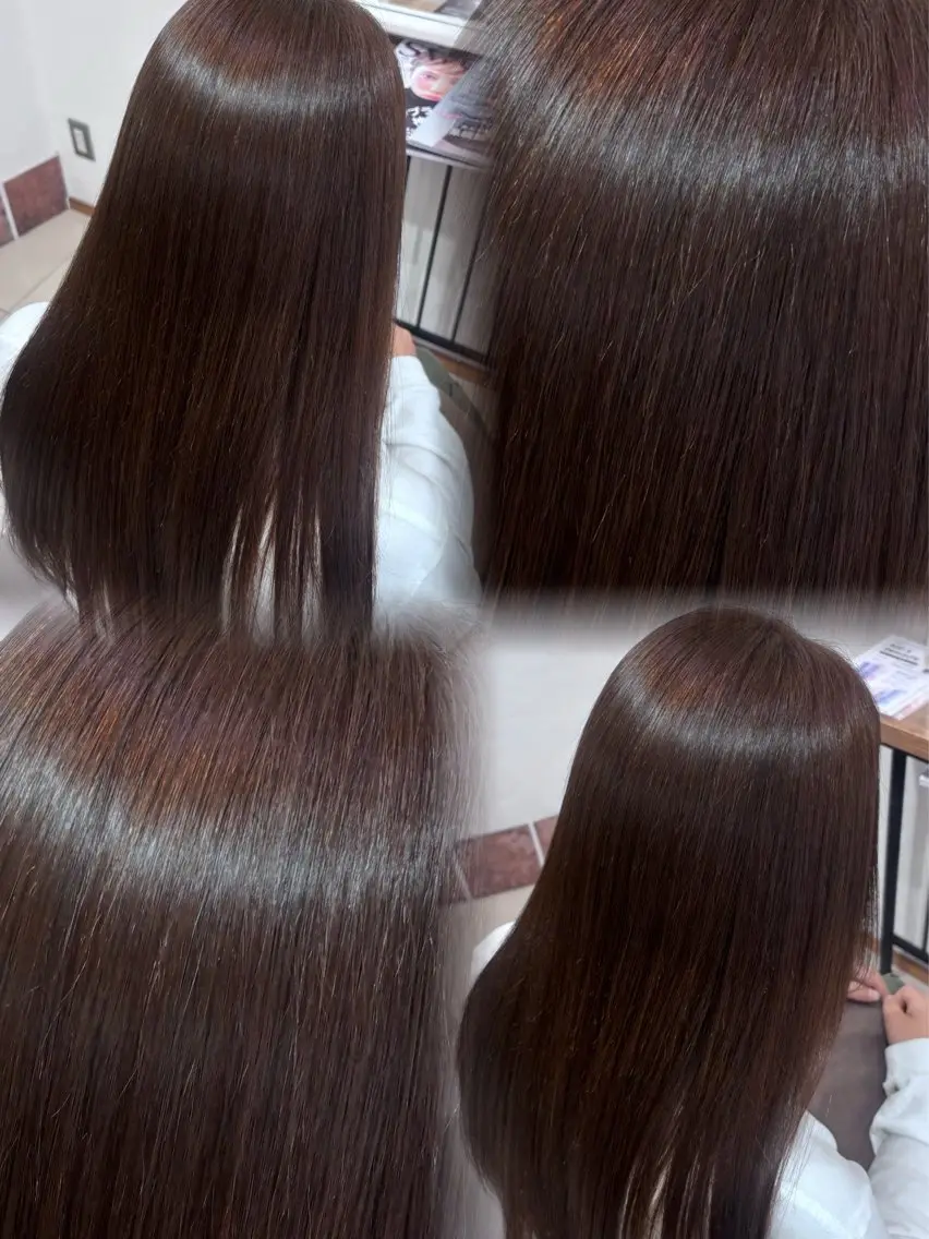 ロング ヘアカラー 髪質改善/縮毛矯正 透明感カラー/スバルのヘアスタイル