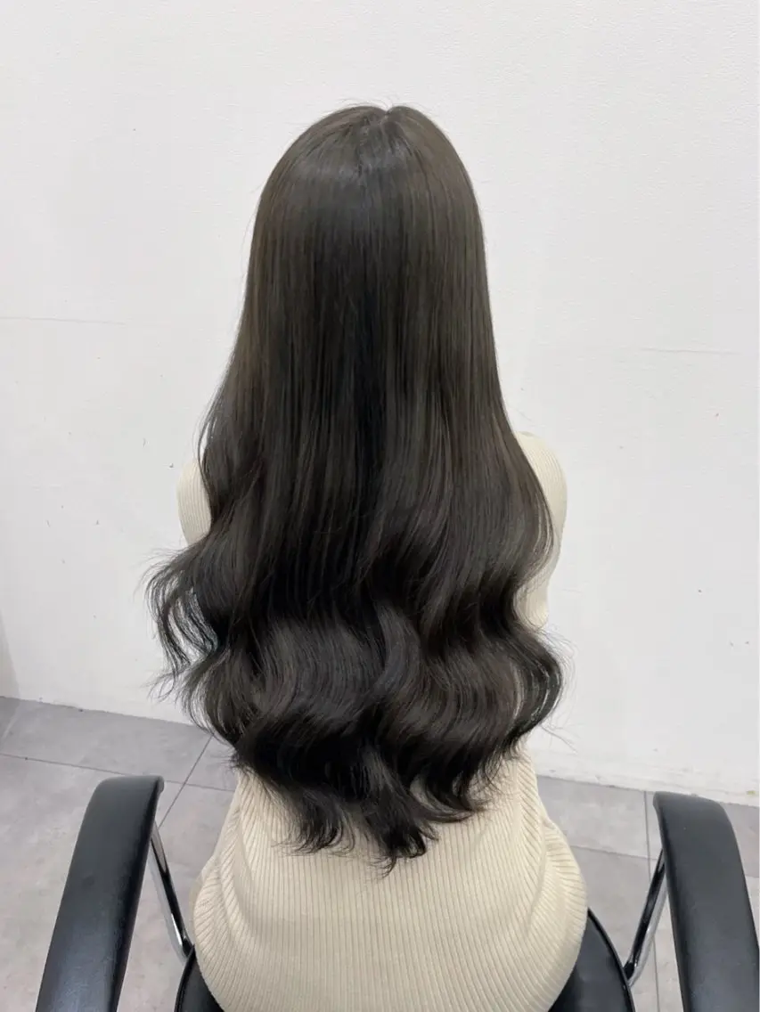 ロング ヘアカラー トリートメント しゅういち/赤み消し カラー特化のヘアスタイル