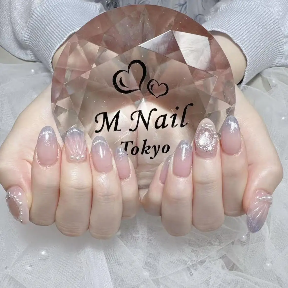 ネイル M✨ワンホン風ネイル パラジェル取扱🦋ニのネイルデザイン
