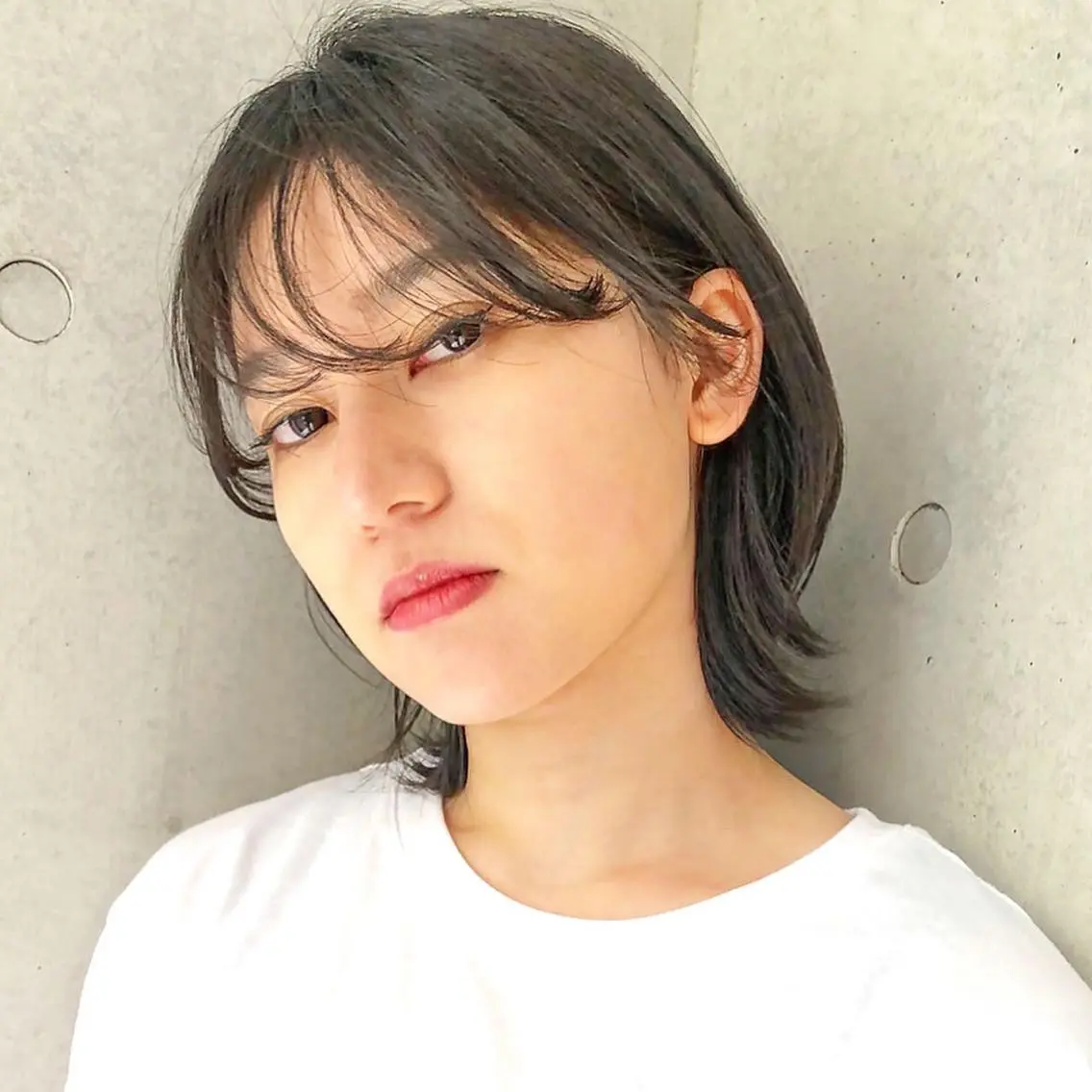 ショート ショートヘア ウルフカット カット ヘアカラー 河原 亮のヘアスタイル