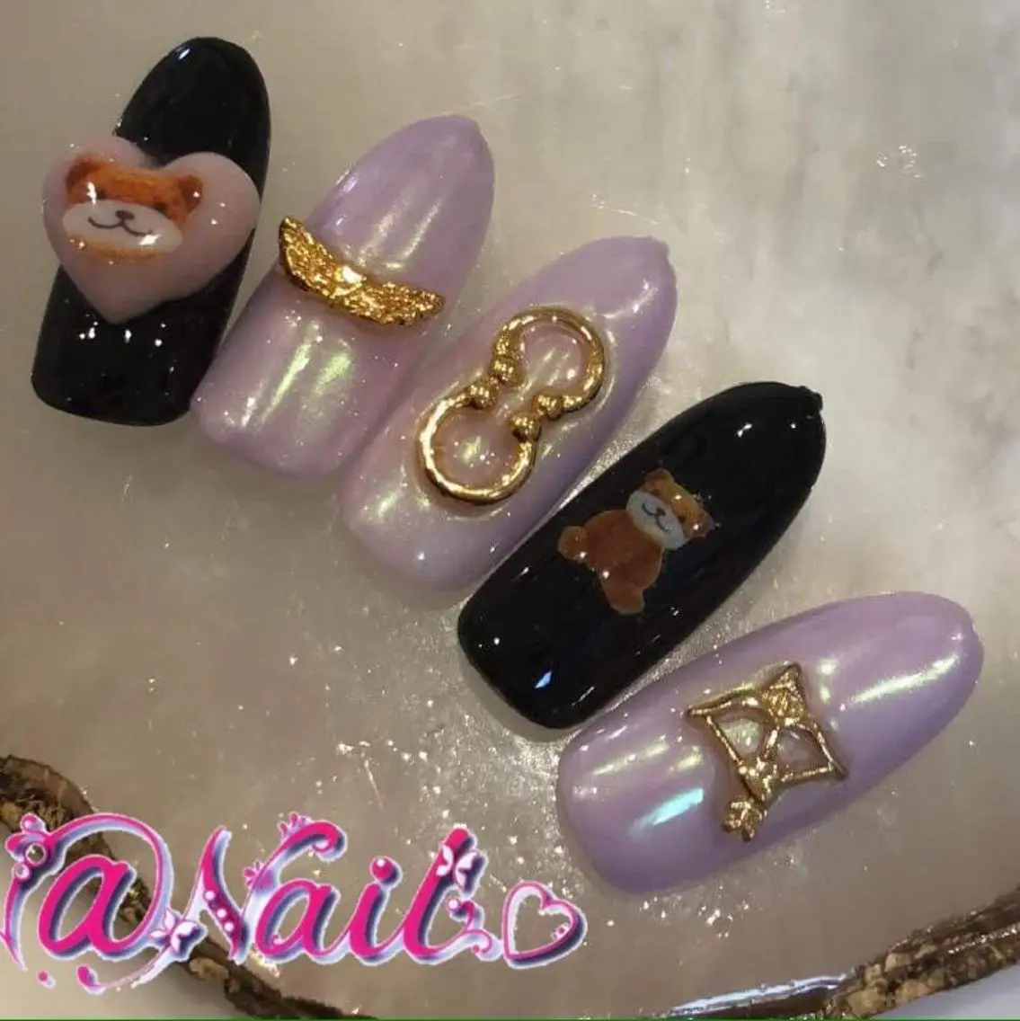 ネイル ネイルチップ 小尾 栞のネイルデザイン