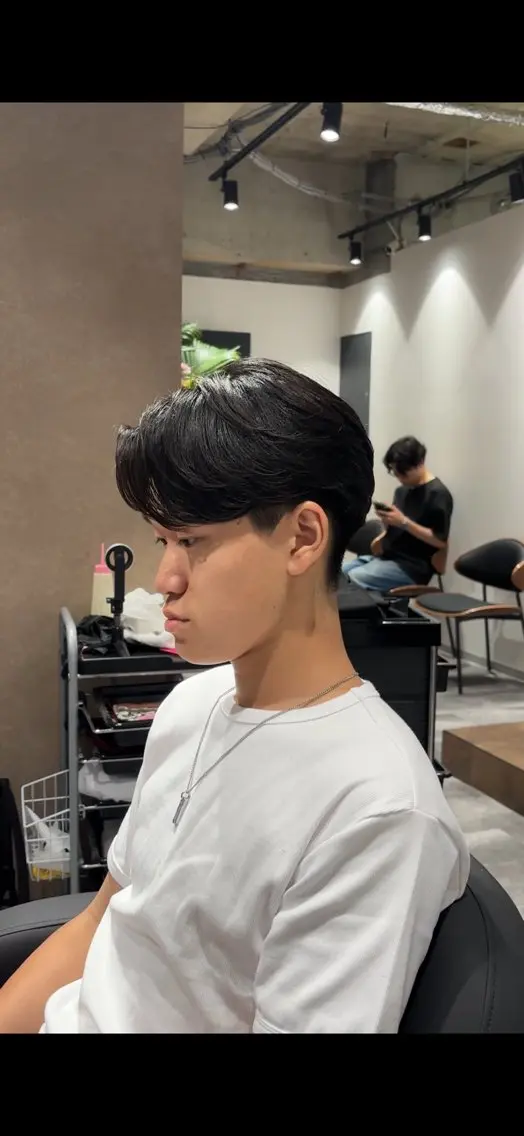 パーマ メンズ カット 縮毛矯正 メンズ特化 RENのヘアスタイル
