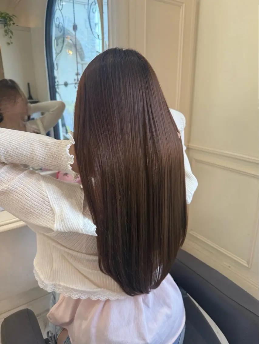 【クセ、うねり対策】美フォルムカット+縮毛矯正🫧の写真