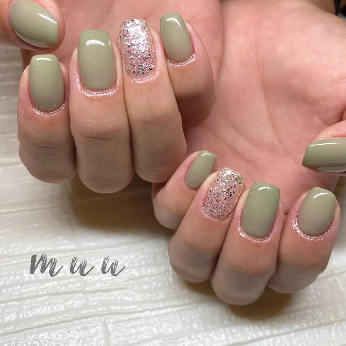 ネイル ワンカラーネイル muu nailのネイルデザイン