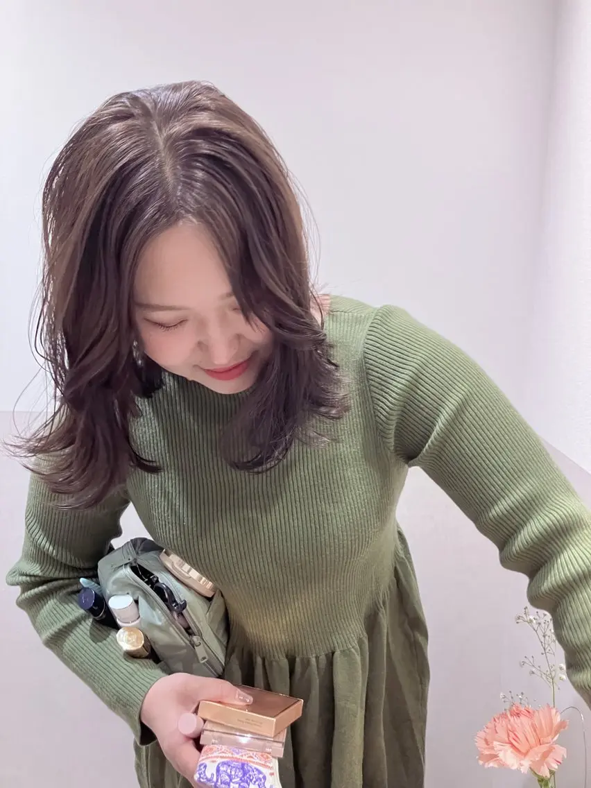【ロング】カット＋フルカラー＋ケラチントリートメントの写真