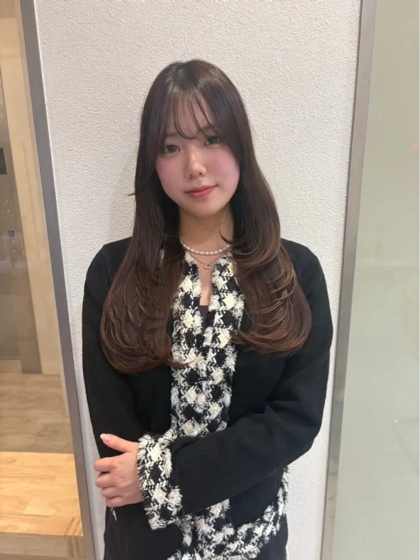 ロング ヘアセット 大木 唯月のヘアスタイル