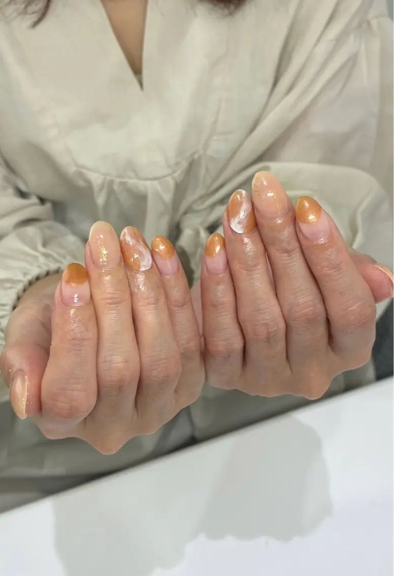 ネイル ハンドネイル はあとねいる西新店 suzuneのネイルデザイン