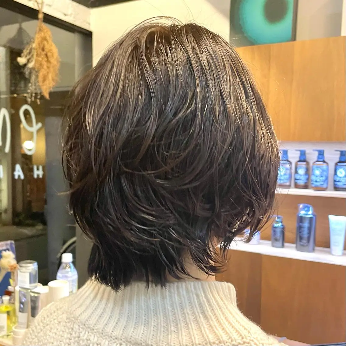 ショート カラー パーマ ヘアアレンジ 🎀レイヤー 透明感 カラーyuuri🎀のヘアスタイル