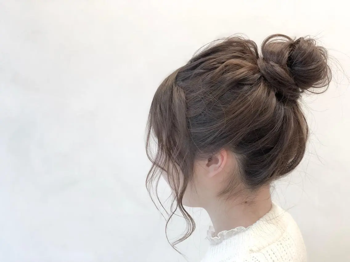 ミディアム ヘアアレンジ ヘアセット いしだ みさきのヘアスタイル