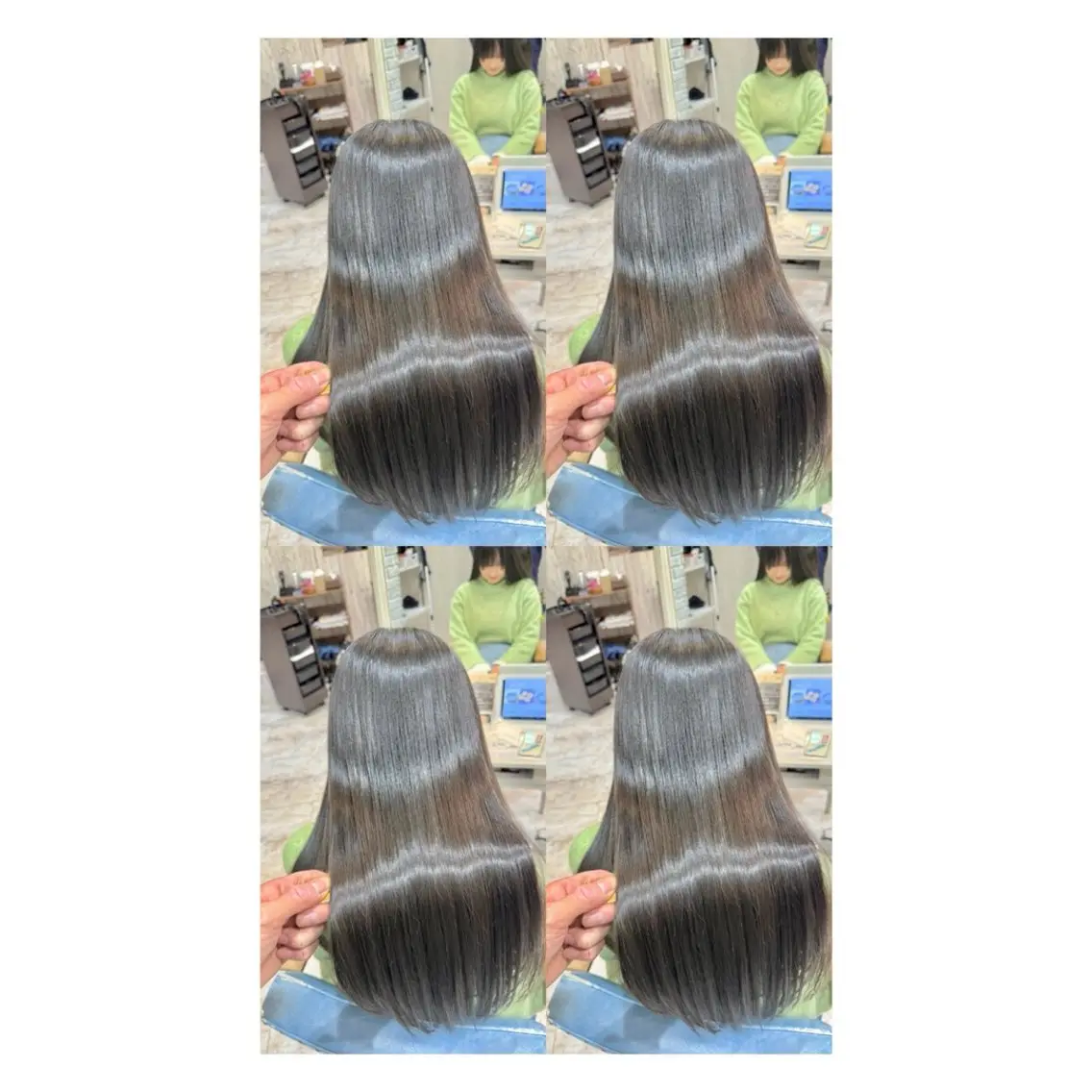 ロング カラー インナーカラー 髪質改善 ヘアカラー トリートメント 店長✨レイヤー✖️ 髪質改善✖️韓国ヘアのヘアスタイル