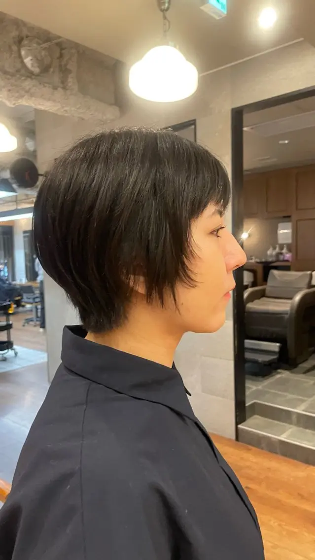 ショート カット 銀座ボブカラーパーマ misakiのヘアスタイル