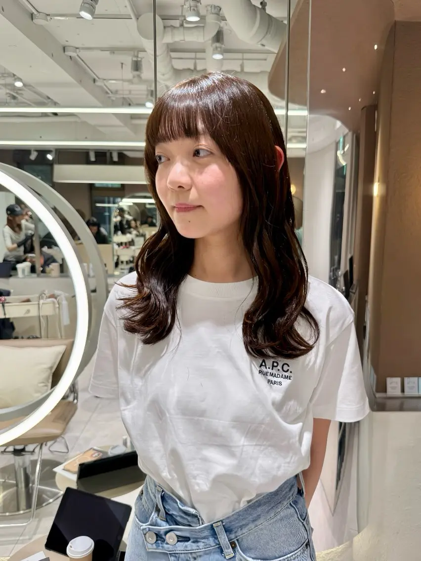 ロング カラー カット ヘアカラー トリートメント 🎀髪質改善🎀 恵比寿/sayuのヘアスタイル