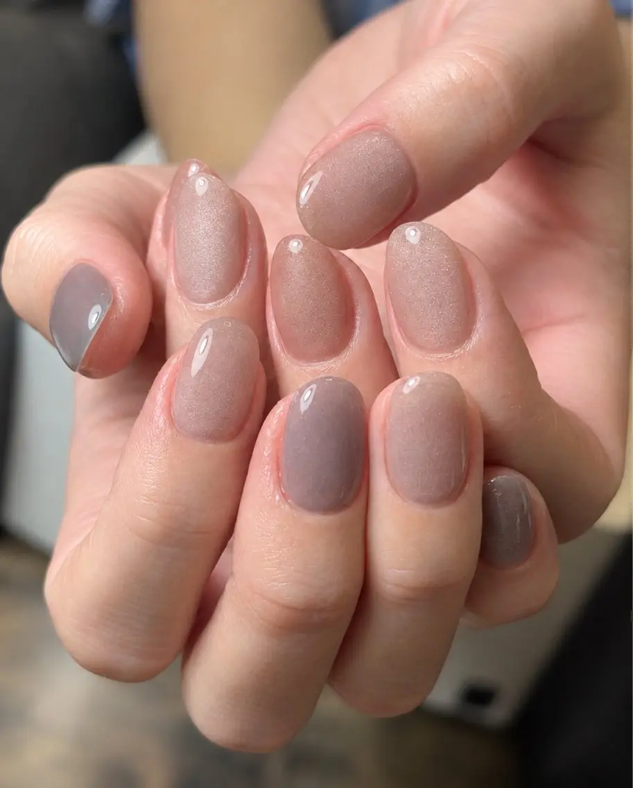 ネイル オフィスネイル ワンカラーネイル シンプルネイル ハンドネイル pupillam nailのネイルデザイン