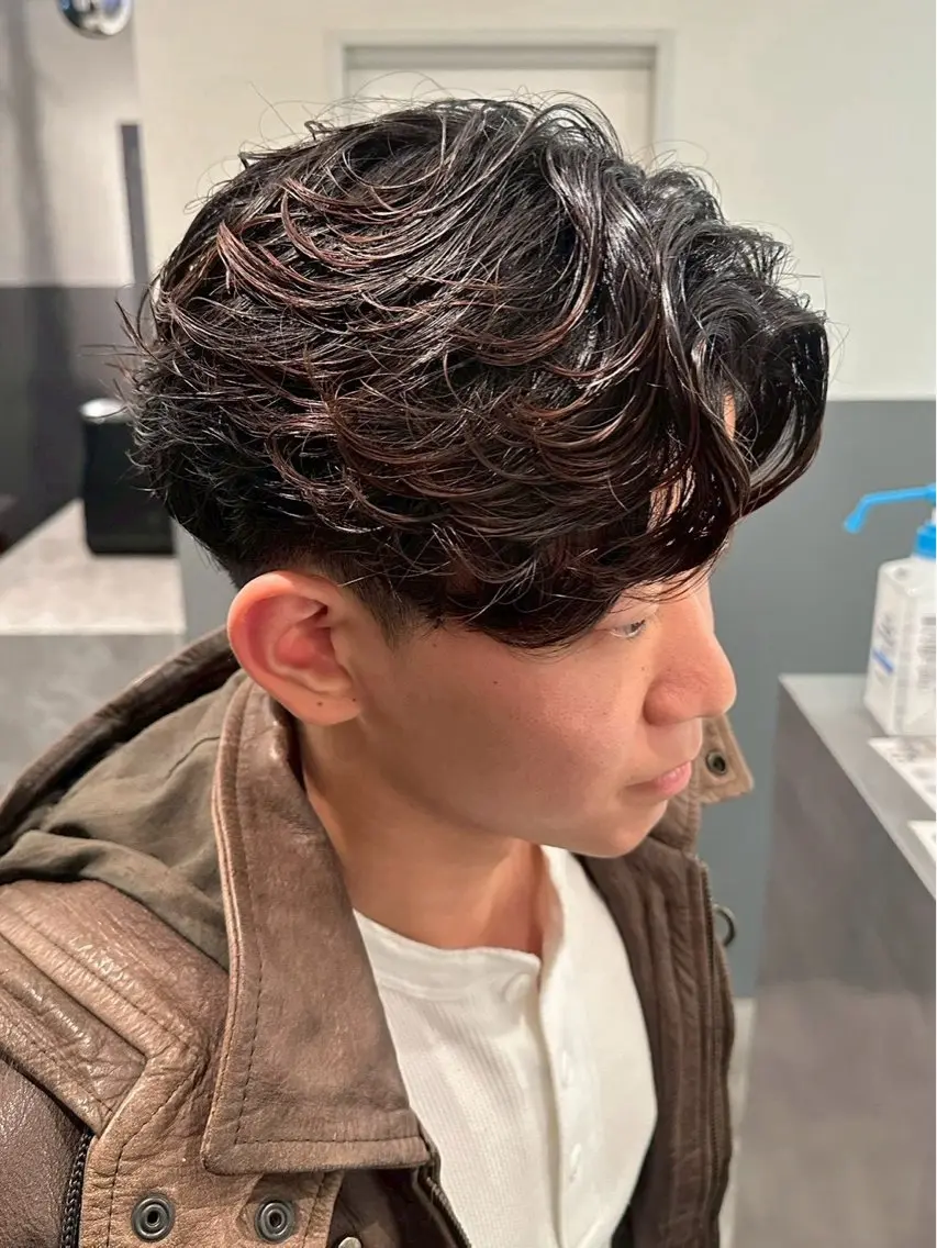 パーマ 成野 玲亜那のヘアスタイル