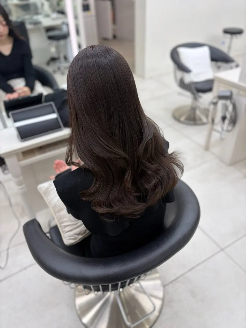 セミロング カラー 透明感カラー/銀座 /Kazukiのヘアスタイル