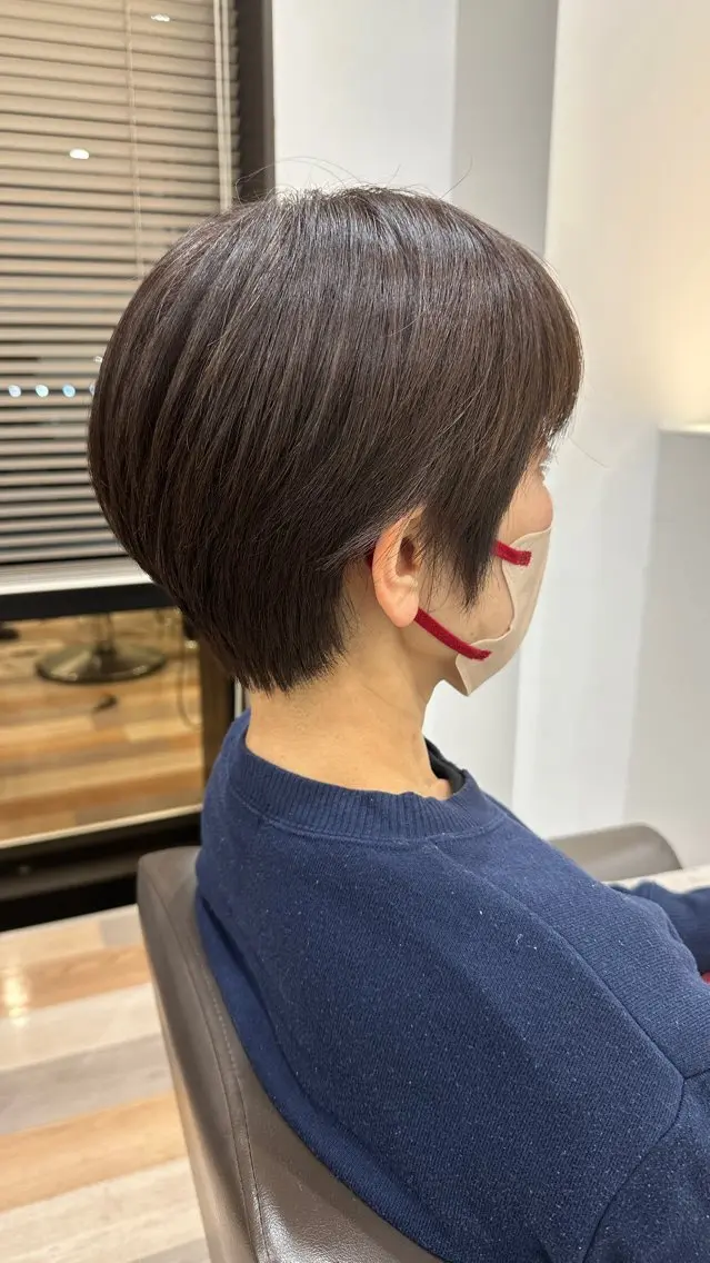 ショート ショートヘア カット トリートメント 大人可愛いスタイル 提案✨佐藤純菜のヘアスタイル