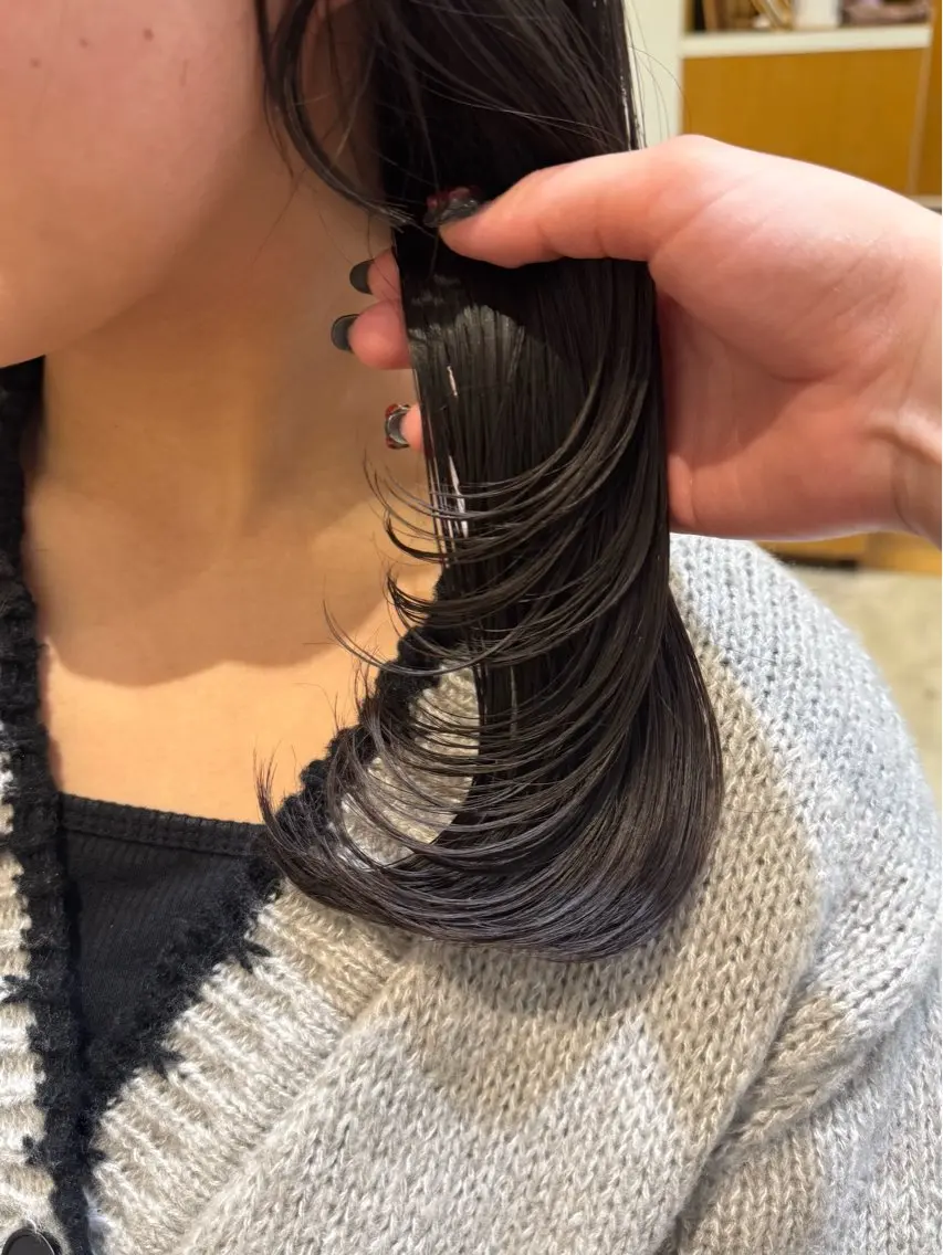 ミディアム レイヤーカット カット 波津久 鈴愛のヘアスタイル