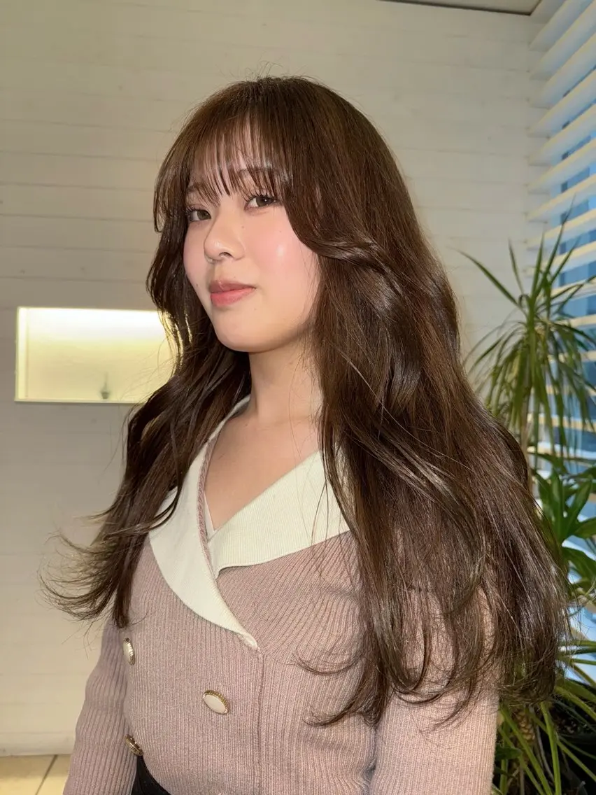 カラー YURiA レイヤー🫧のヘアスタイル
