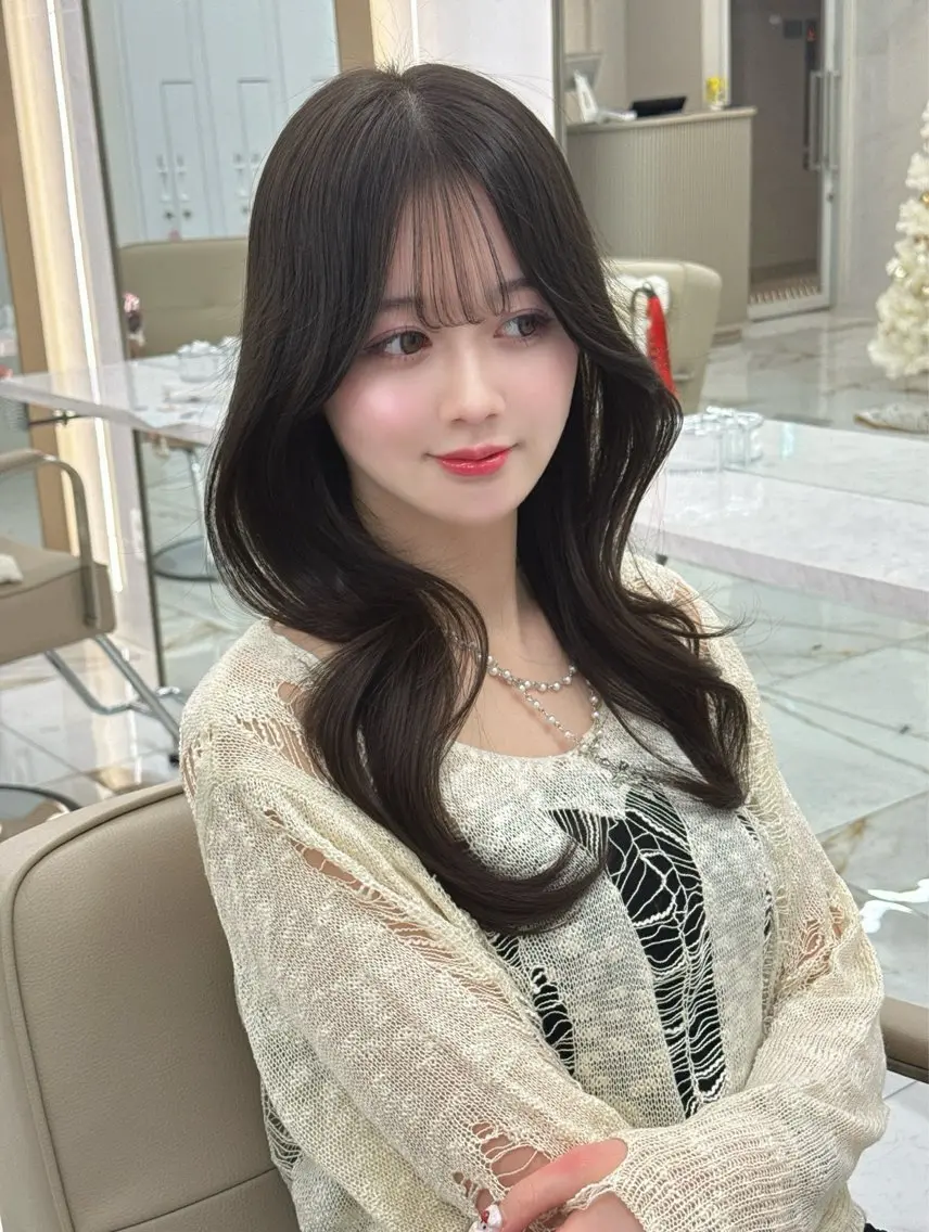 ロング カラー 小林 拳人のヘアスタイル