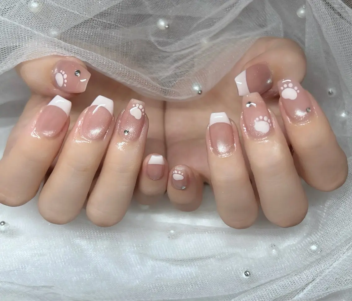 ネイル 🎀PG🩵 ネイルサロンのネイルデザイン