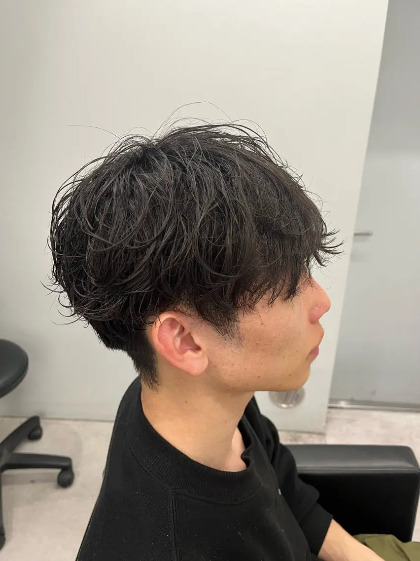 パーマ メンズ メンズパーマ メンズ縮毛矯正 モデル募集中です🔥のヘアスタイル