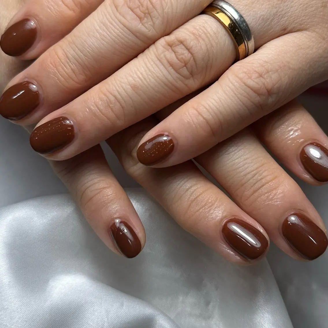 ネイル ブラウン Ray nail natsu🎀のネイルデザイン