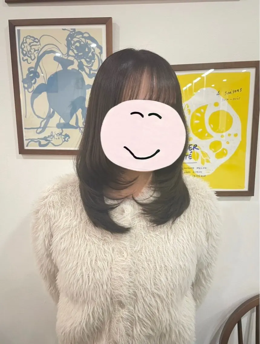 ミディアム 花楓/ハイライト モデル募集中✨のヘアスタイル