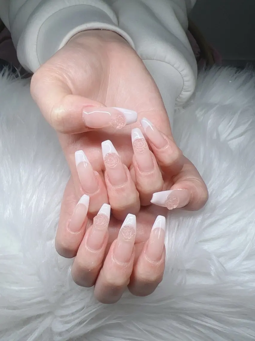 ネイル ハンドネイル Lee Nails チップ長さだし専門店のネイルデザイン