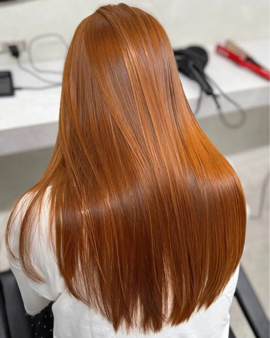 ロング 韓国風ヘア レイヤーカット 似合わせカット ヘアカラー レイヤー💫Wカラー 🍎森貝洋亮🍎のヘアスタイル