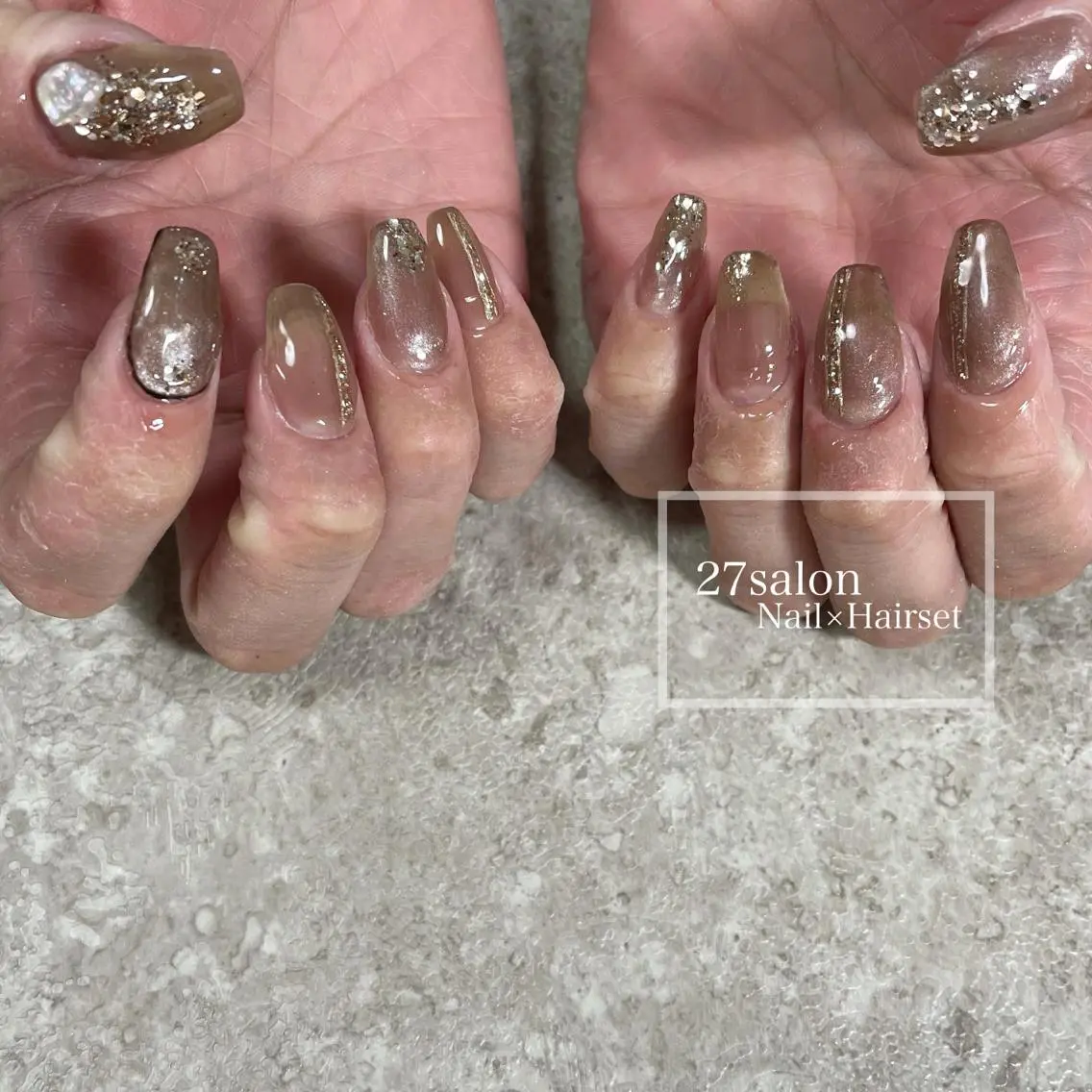 ネイル ニュアンスネイル 27salon yuinaのネイルデザイン