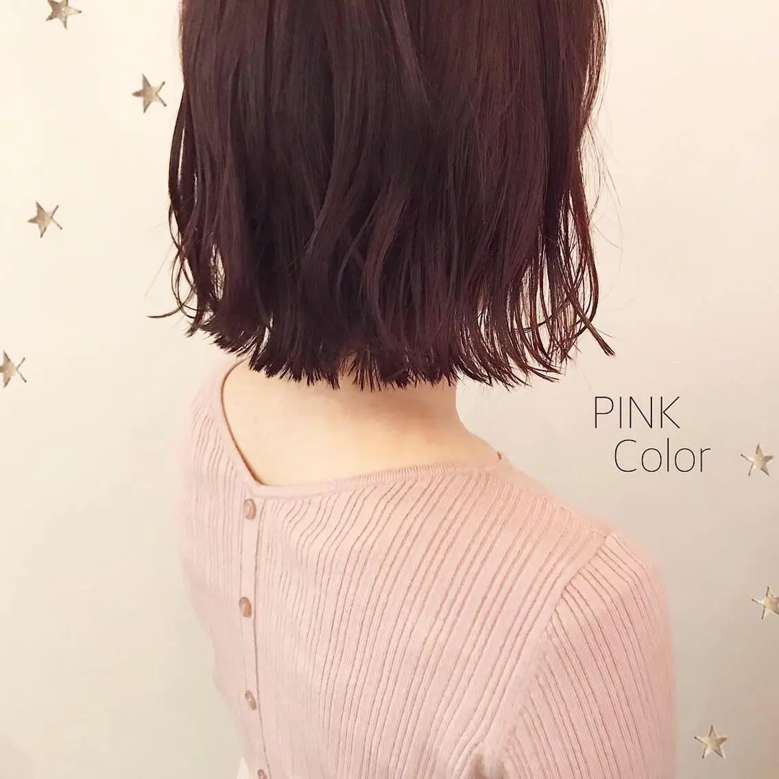 ミディアム カラー 市川 千夏のヘアスタイル