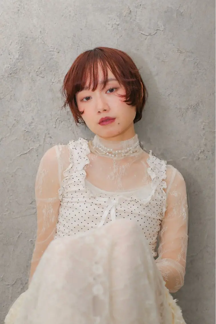 ショート カット ヘアカラー カットモデル０円 🫧shiori🎀のヘアスタイル