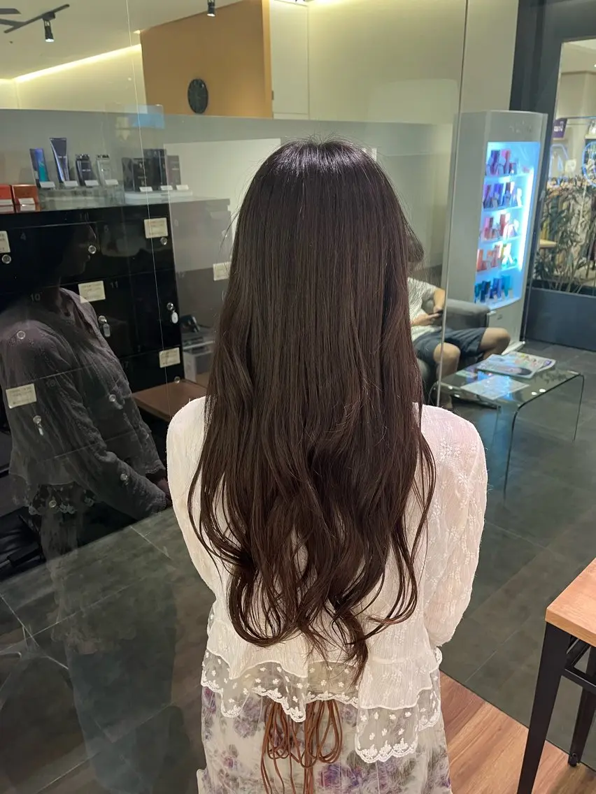 ロング メンズ/ パーマ/ツバキのヘアスタイル