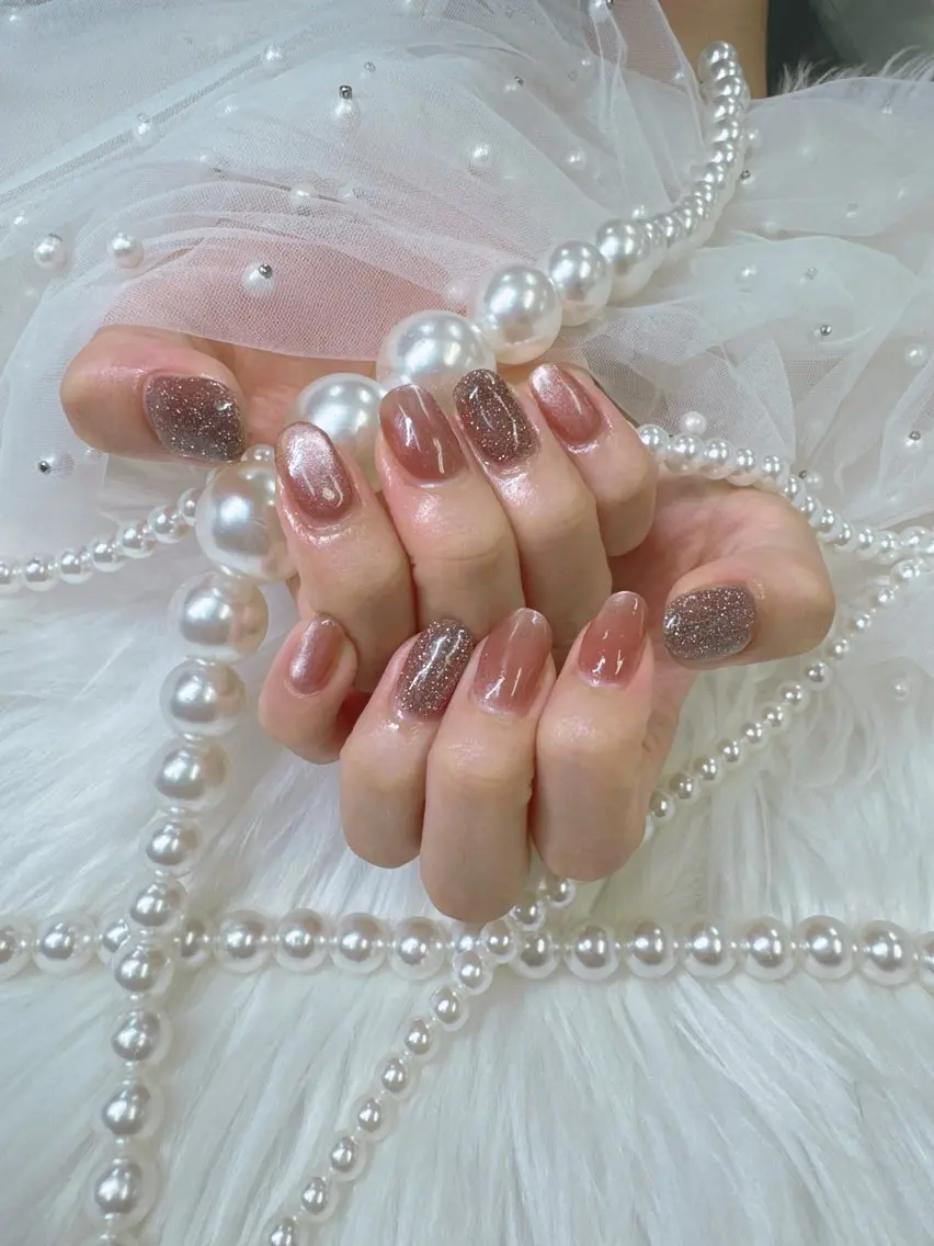 ネイル フレンチネイル ジェルネイル パラジェル Queeens nailのネイルデザイン