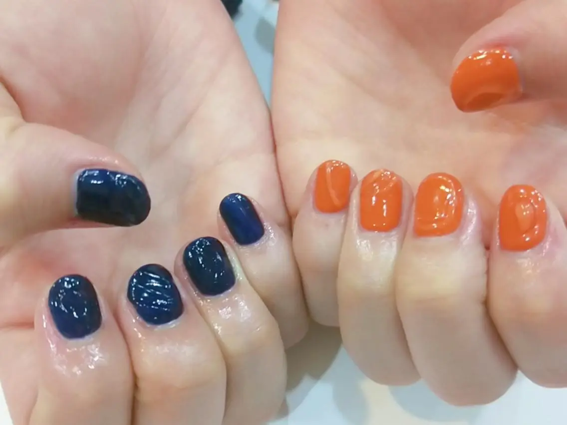 ネイル ハンドネイル ハンドケア はばすみれ🎀ﾈｲﾙ 光ﾌｪｲｼｬﾙ ﾍｱのネイルデザイン