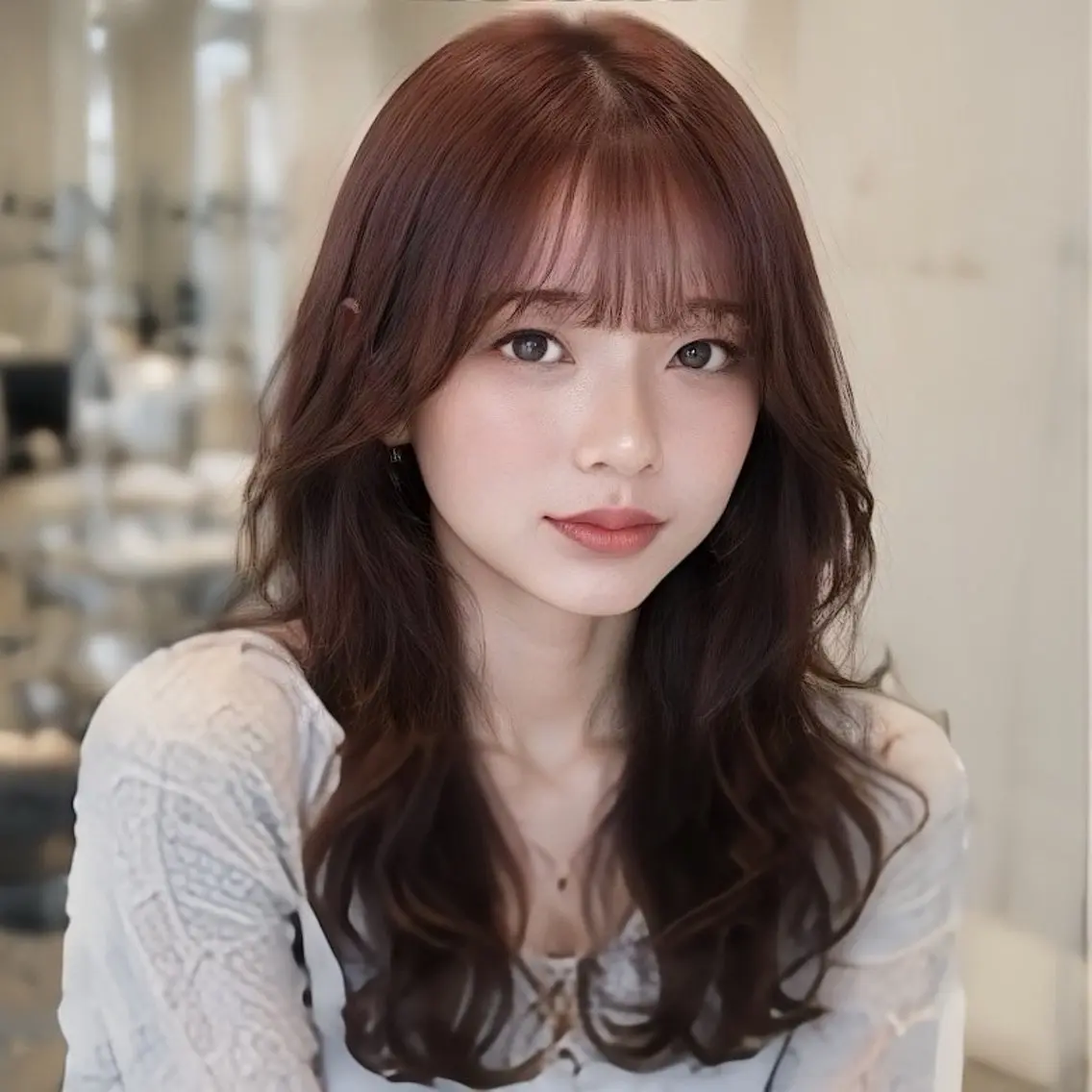 ロング カラー 池袋/前髪/顔周り 🎀髪質改善おばかんのヘアスタイル