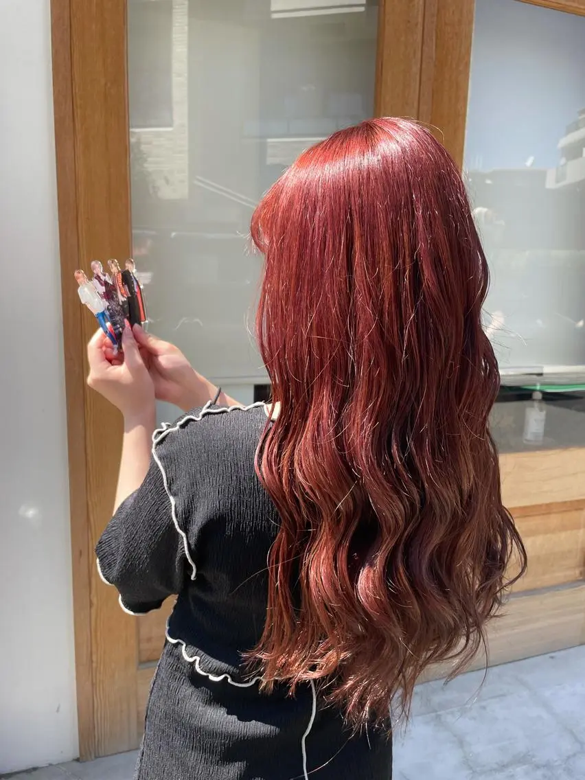 【現場前限定🪩】垢抜けカラー👗+巻きおろしヘアセット付き🎀の写真