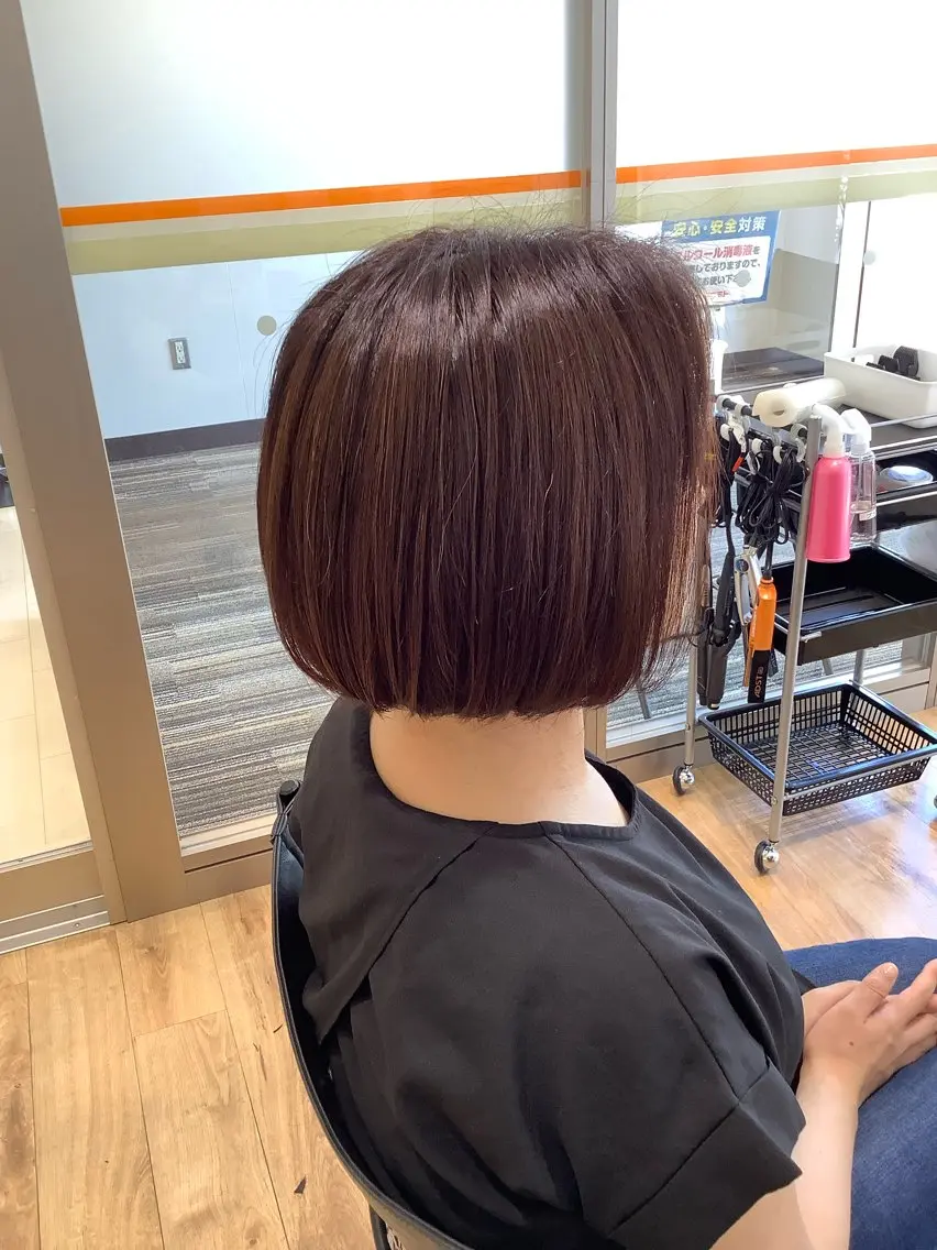 ミディアム カラー カット ヘアカラー 髪質改善縮毛矯正 美容師✂️山崎竜二のヘアスタイル