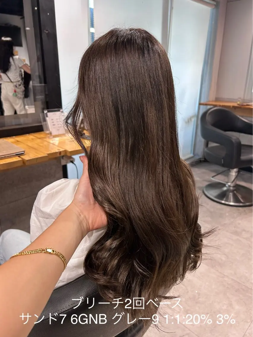 ロング カット ヘアカラー ヘッドスパ レイヤーStyle 🪽菜々実のヘアスタイル