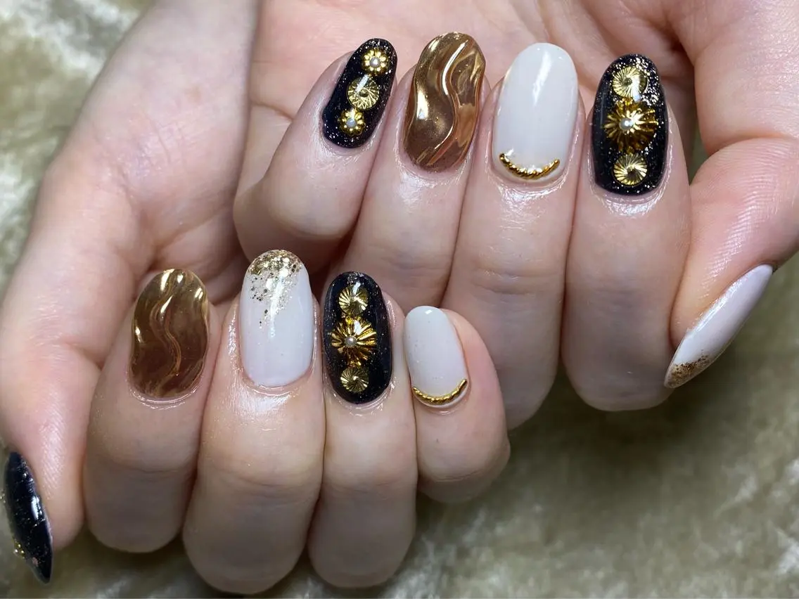 ネイル ハンドネイル L'ecrin 田中のネイルデザイン