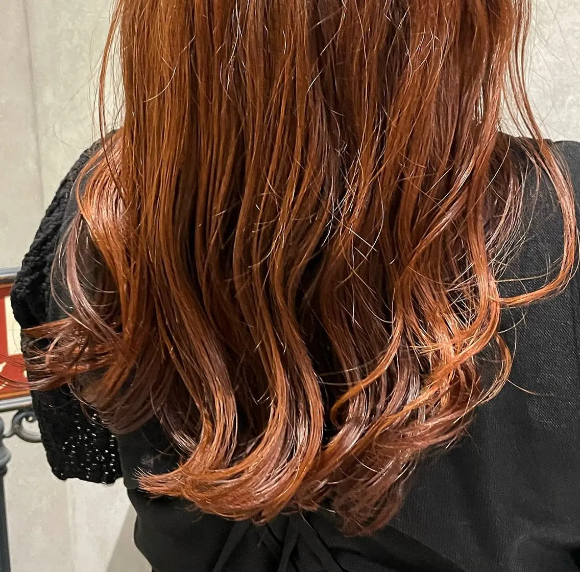 セミロング パーマ セミロングパーマ デジタルパーマ カット パーマ yumemiレイヤー ✴︎ 透明感カラーのヘアスタイル
