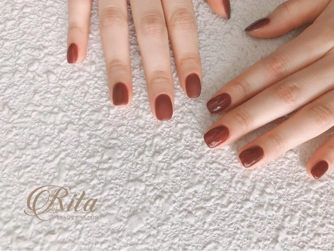 ネイル マットネイル salon de fika【中崎町】のネイルデザイン