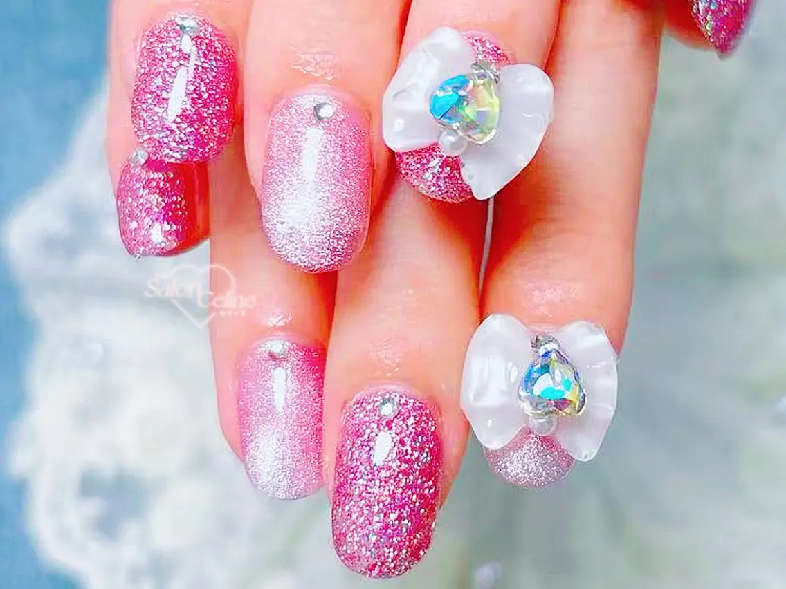ミディアム Nail Salon Celine柏店のネイルデザイン
