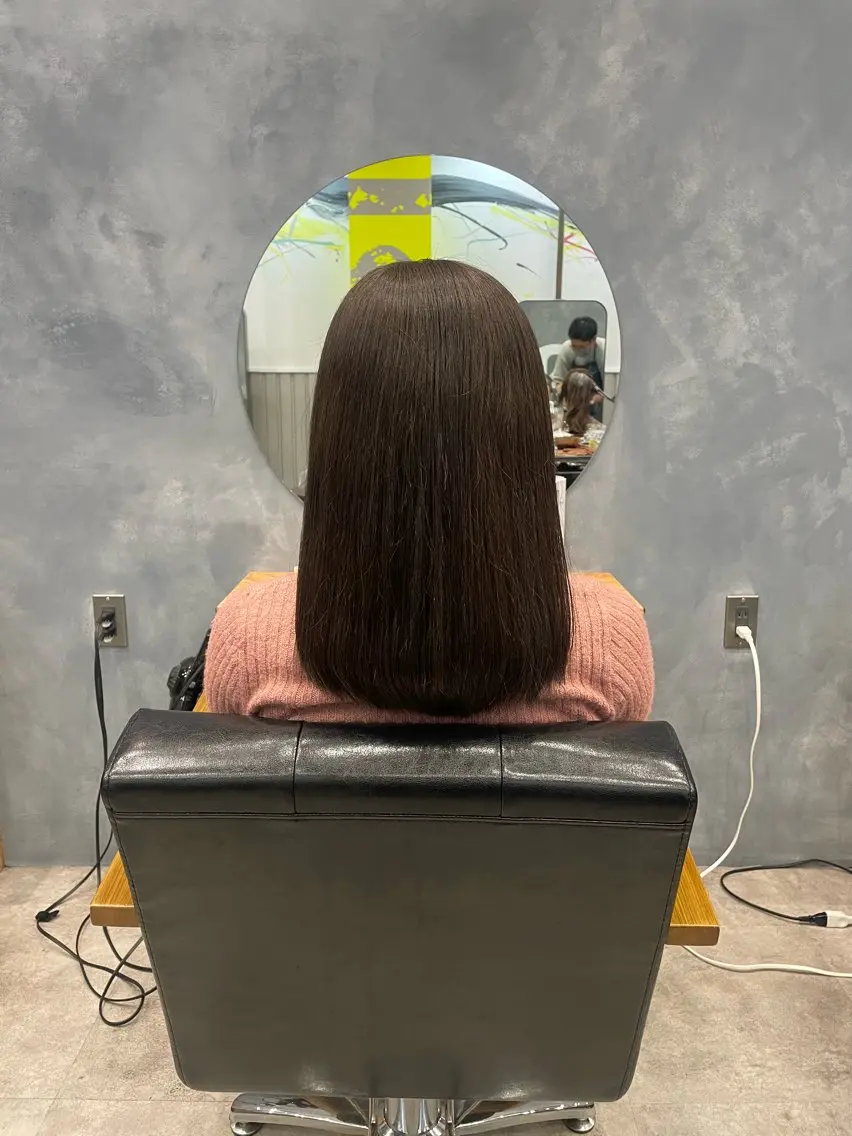 ロング カラー 飛澤 太陽のヘアスタイル