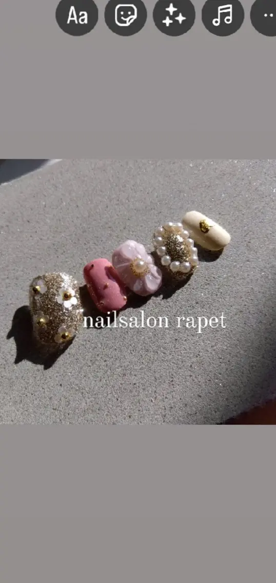 ネイル ハンドネイル nailsalon  rapetのネイルデザイン