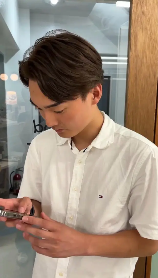 カラー メンズ ヘアカラー 松嶋 翼のヘアスタイル