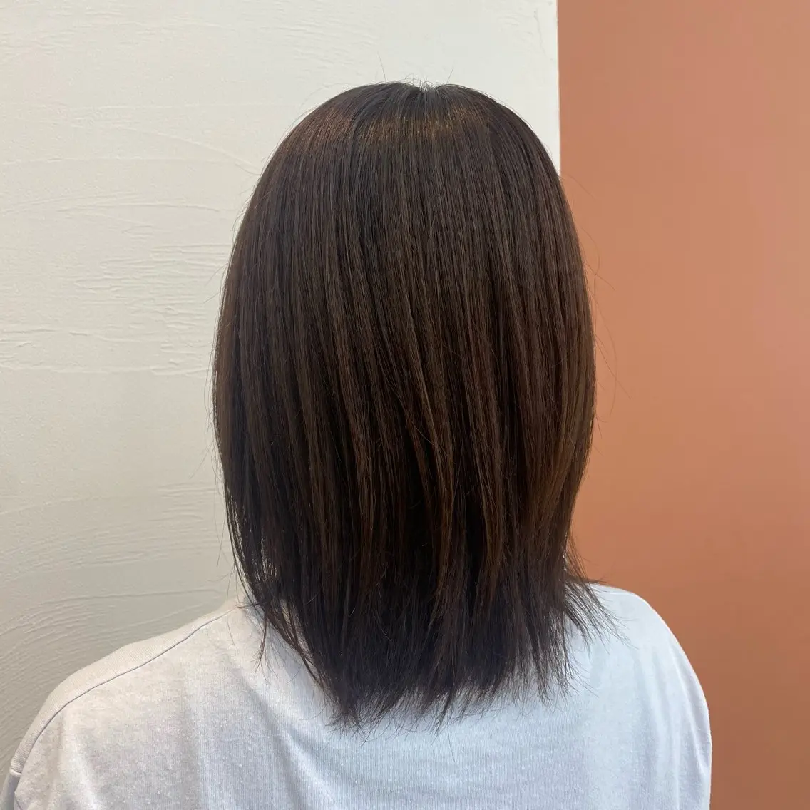 カラー アッシュ アッシュブラウン ブラウンカラー オレンジ 境 はるきのヘアスタイル
