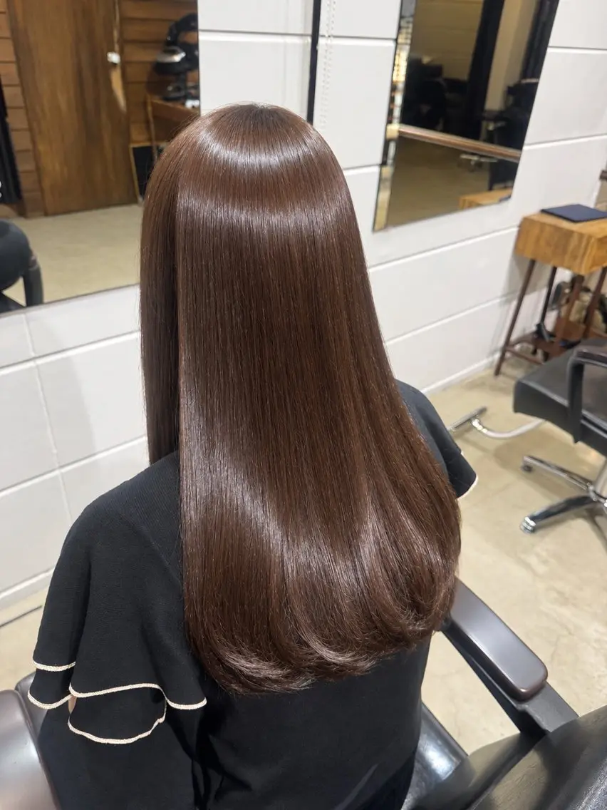 ロング ヘアカラー Elme/ 縮毛矯正大募集💞のヘアスタイル